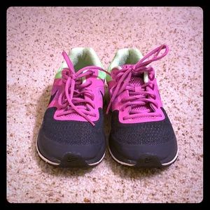 Green,pink,black Nike’s